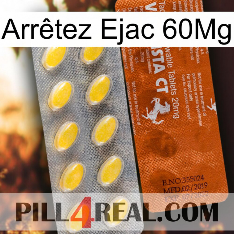 Arrêtez Ejac 60Mg 42